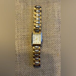 Two-Tone Square Dial Watch